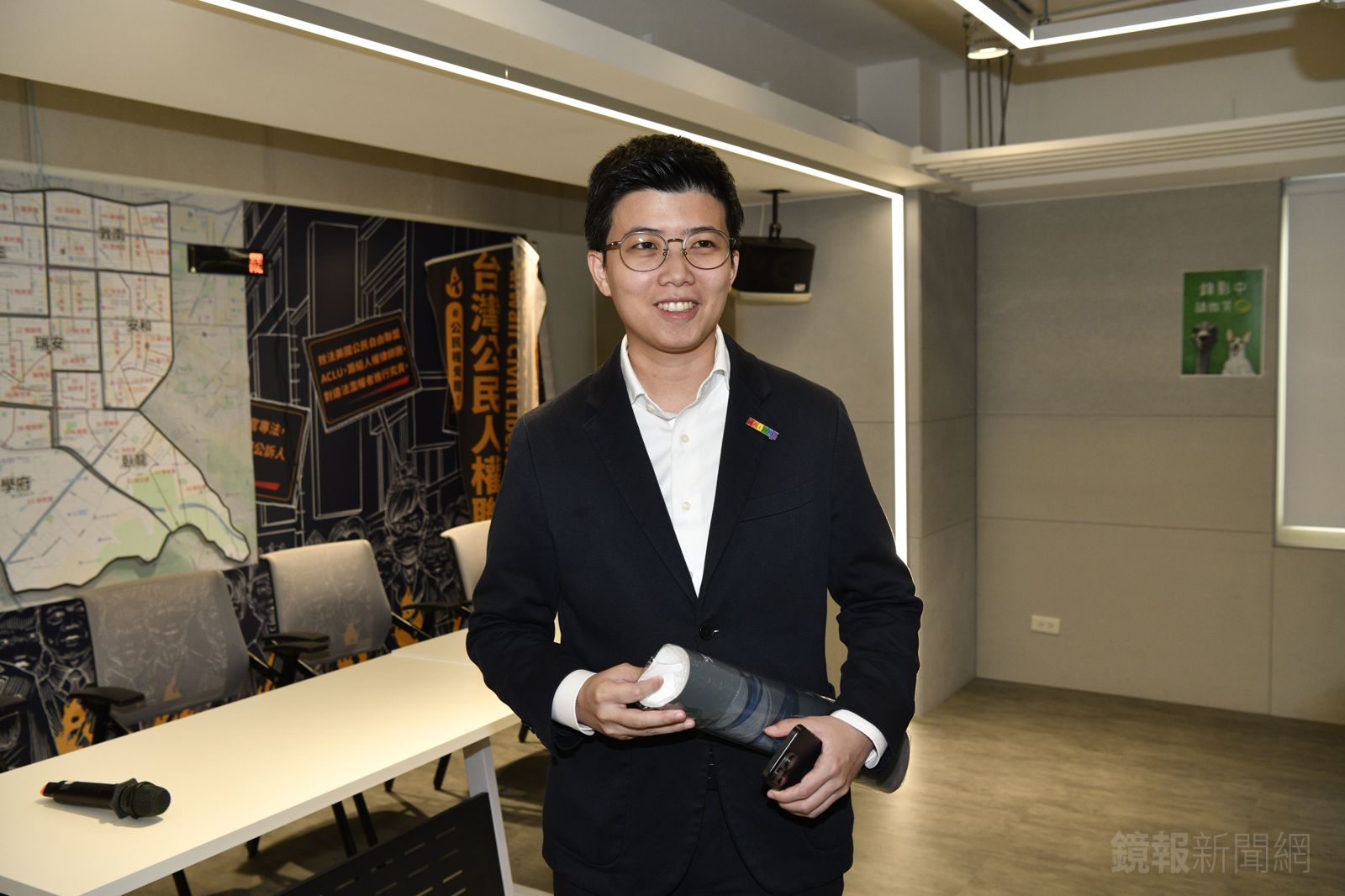 台北市議員苗博雅正巧是大同隊領隊。李智為攝