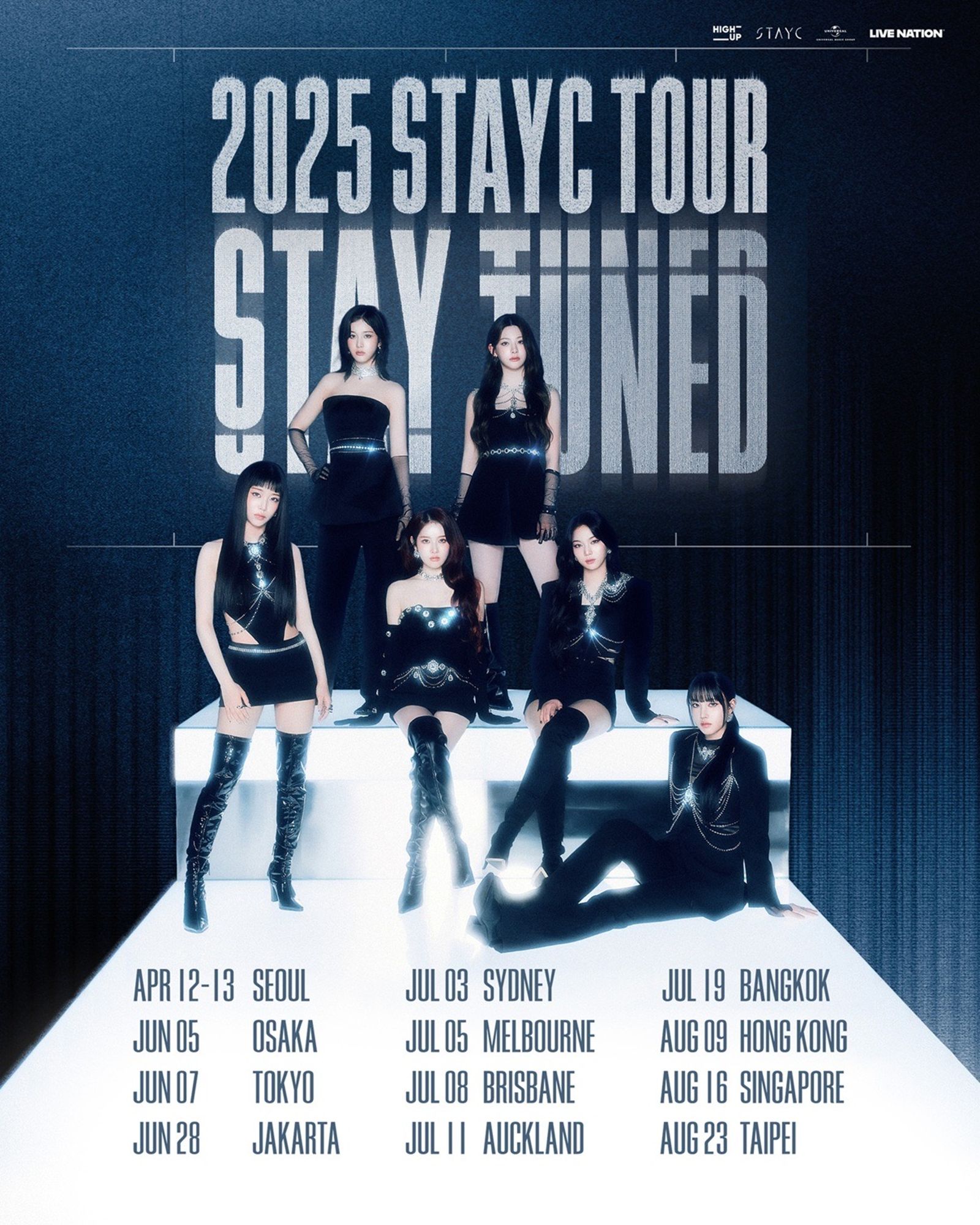 STAYC正在舉行世界巡演。High Up Entertainment 提供