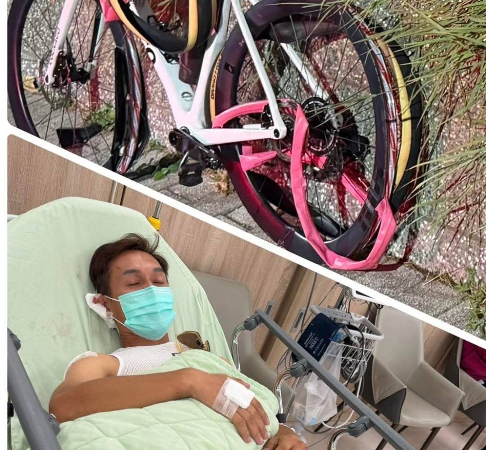 竹北市民代表、前自行車國手彭竣志高雄遇酒駕車毀人傷 臉書報平安痛批「酒駕是犯罪」