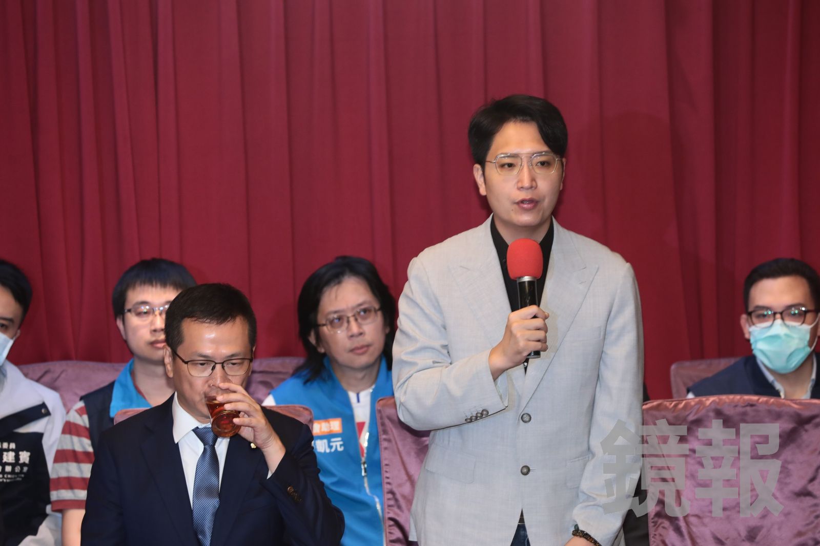 羅廷瑋說,國民黨需要繼續推動改革的力量,在既有基礎上不斷成長,並保持開放態度,讓不同世代的聲音都能被納入討論,也要能凝聚不同力量,化為前行的步伐。(圖/林煒凱攝)