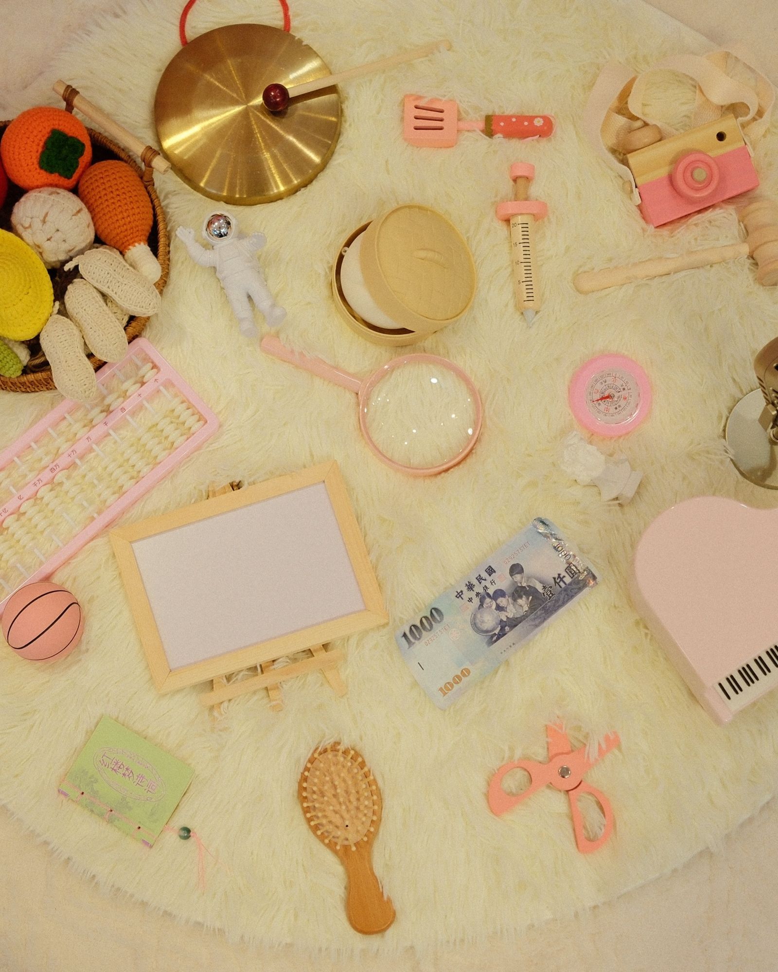 抓周布置。翻攝Instagram @gemma_811