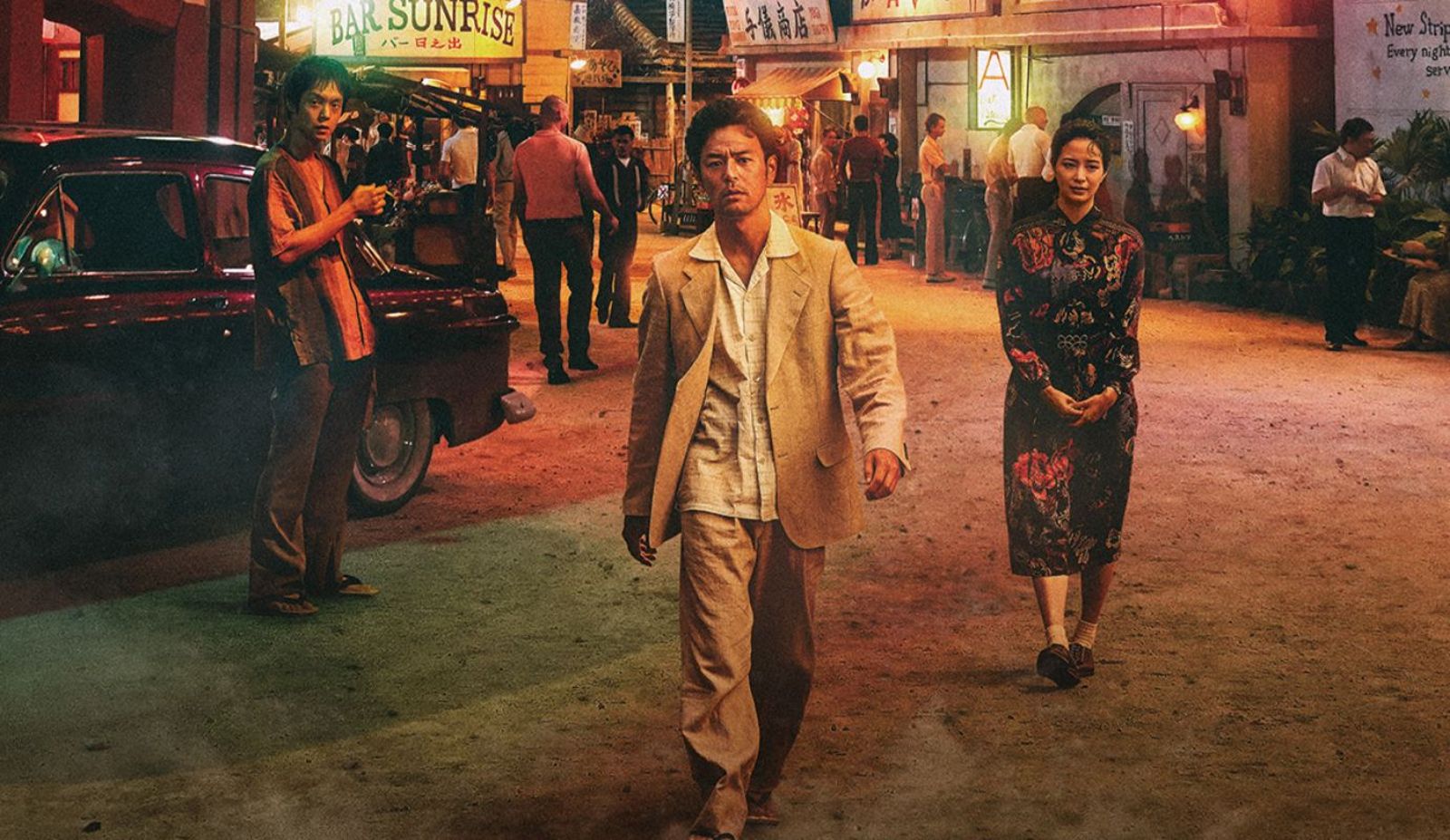 日本影帝妻夫木聰百忙抽空和導演大友啟史一同出席《寶島》映後與金馬影迷相見。金馬執委會提供