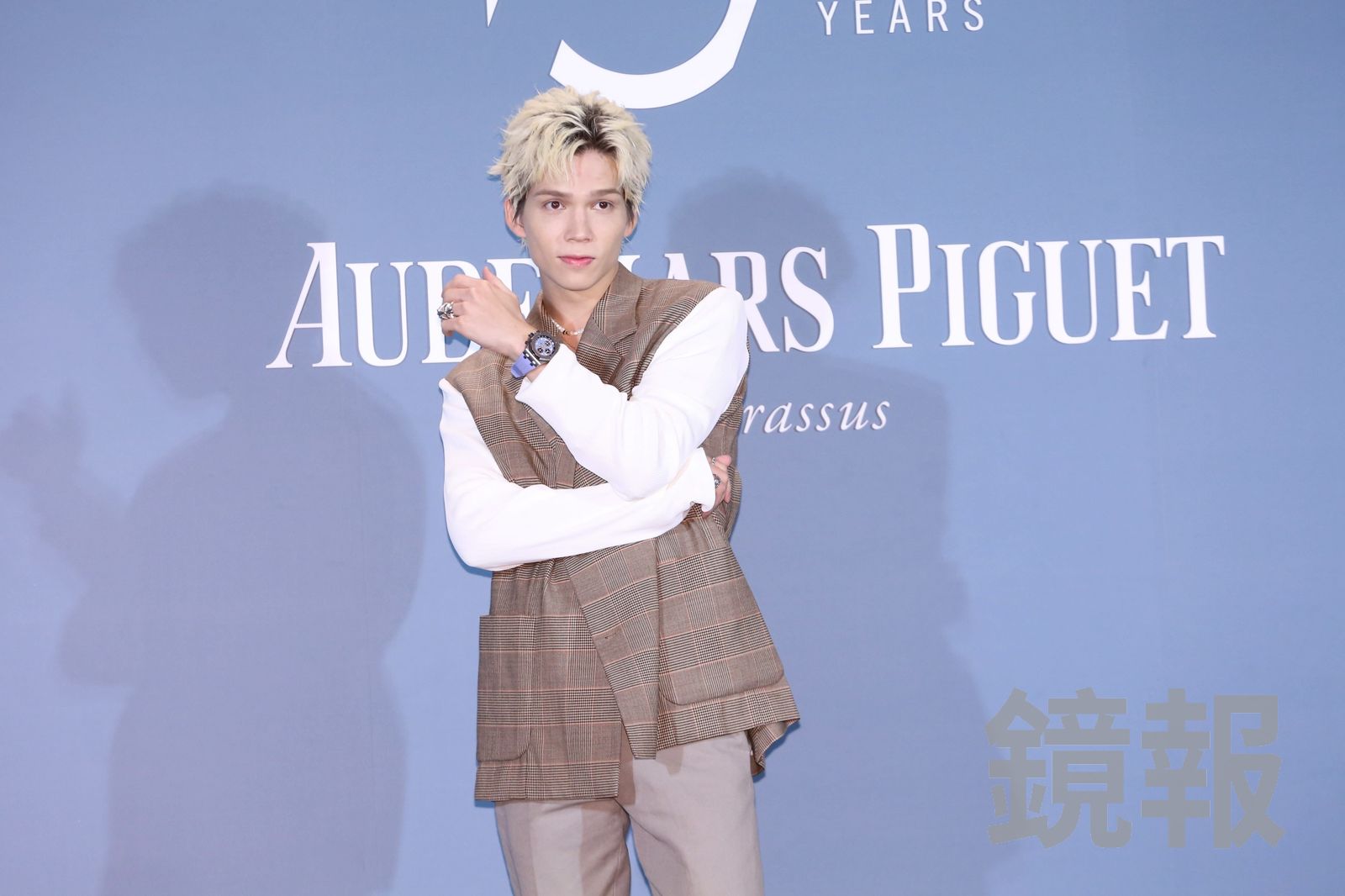 派偉俊擺出自信的自拍pose。李鍾泉攝