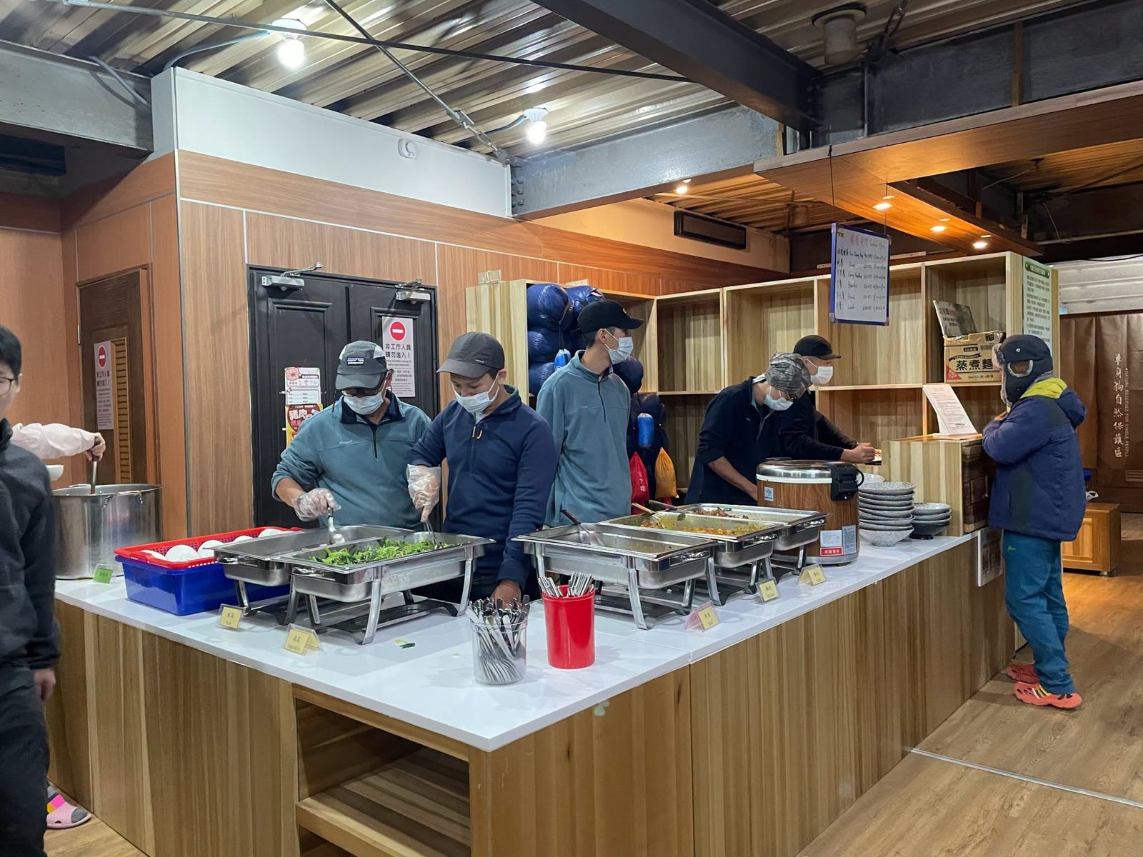 玉山排雲山莊提供餐點。圖/FB@玉山國家公園