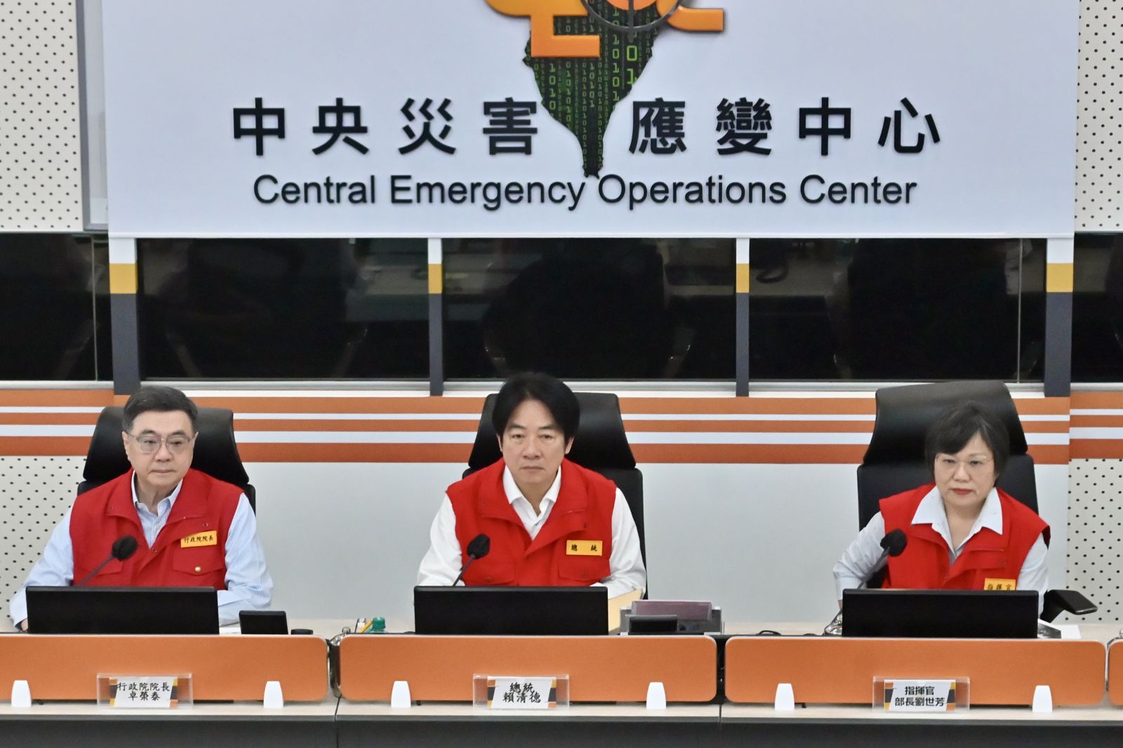 視導巴威災害應變中心 賴清德提3指示:確實執行預防性撤離工作