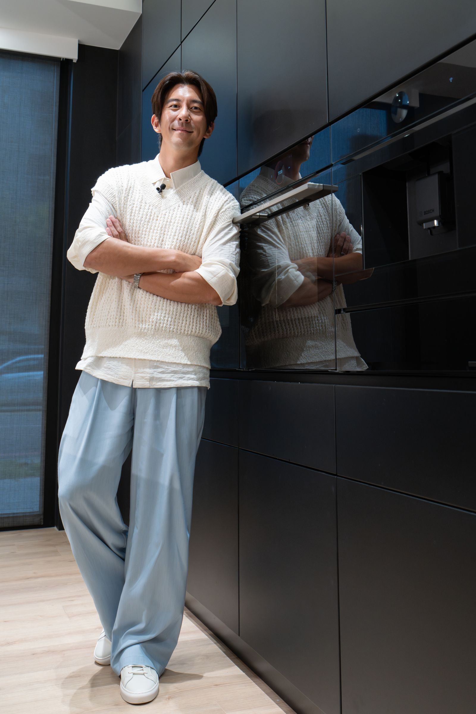 聊到家人,修杰楷露出滿滿的幸福感。Yahoo唐綺陽談星私廚提供