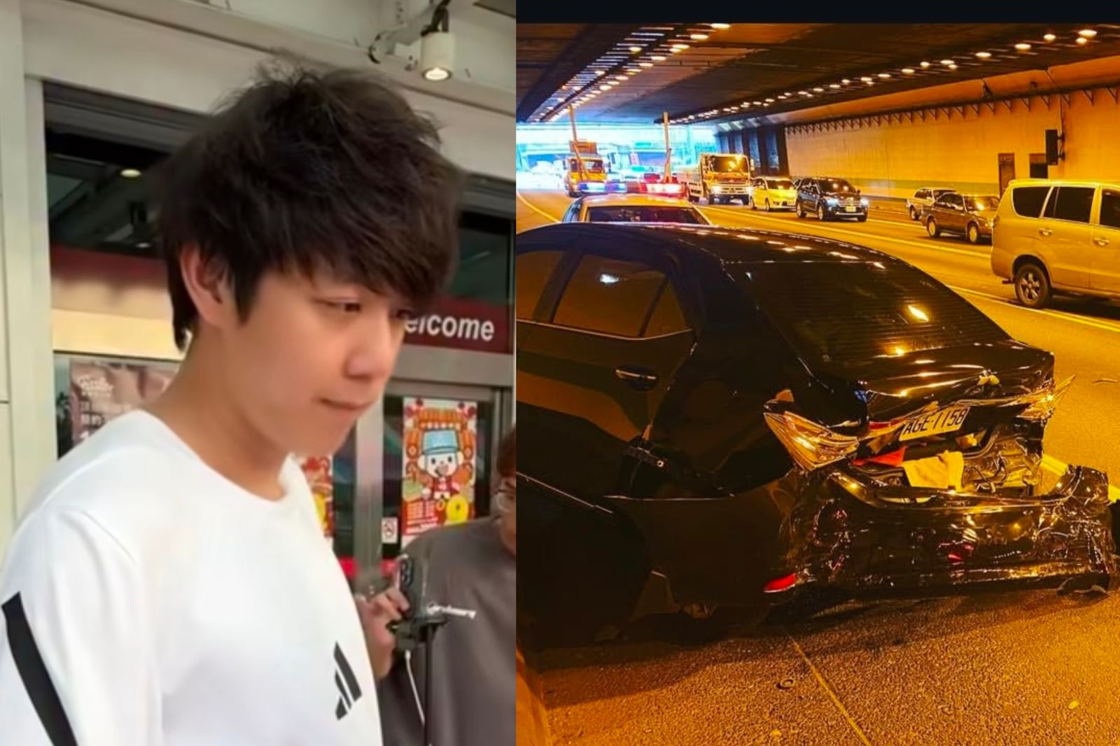 天菜形象崩塌？涼糕哥被爆欠錢、追撞不賠　苦主車輛只能報廢