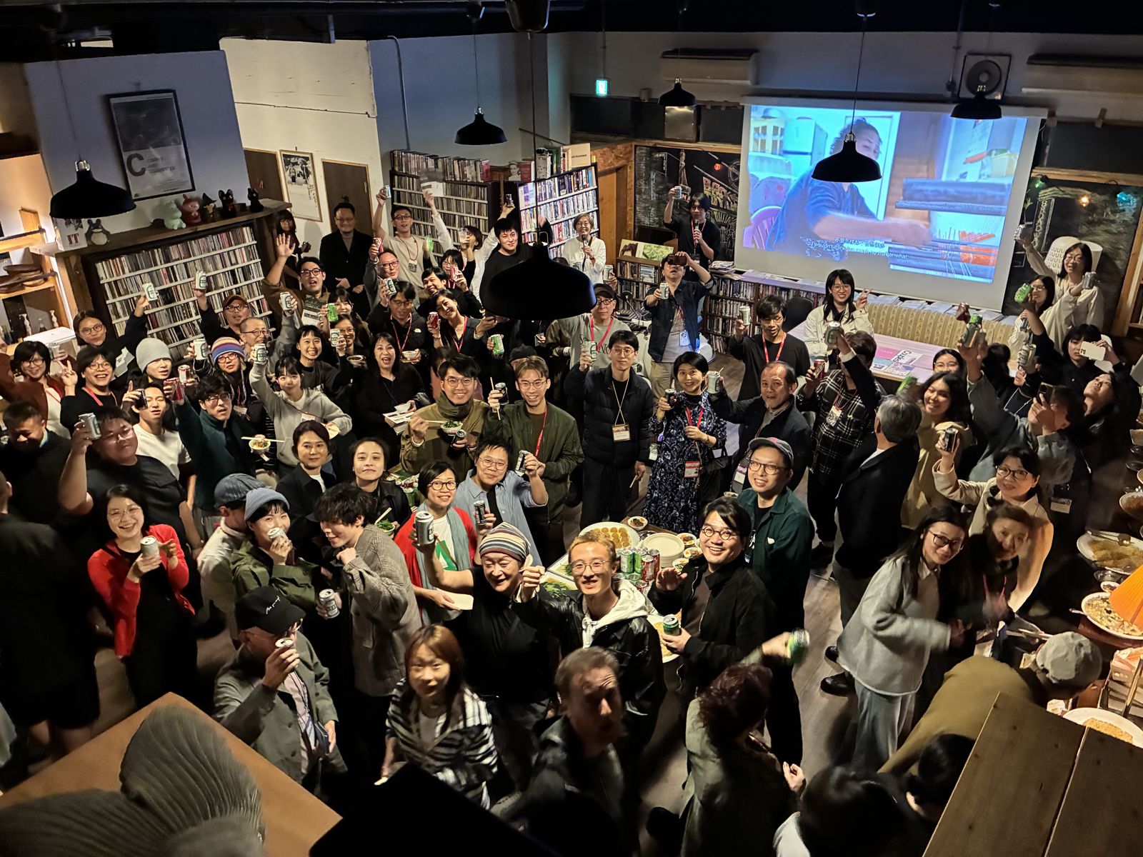 山形影展台灣之夜與會嘉賓大合照。Taiwan Docs提供