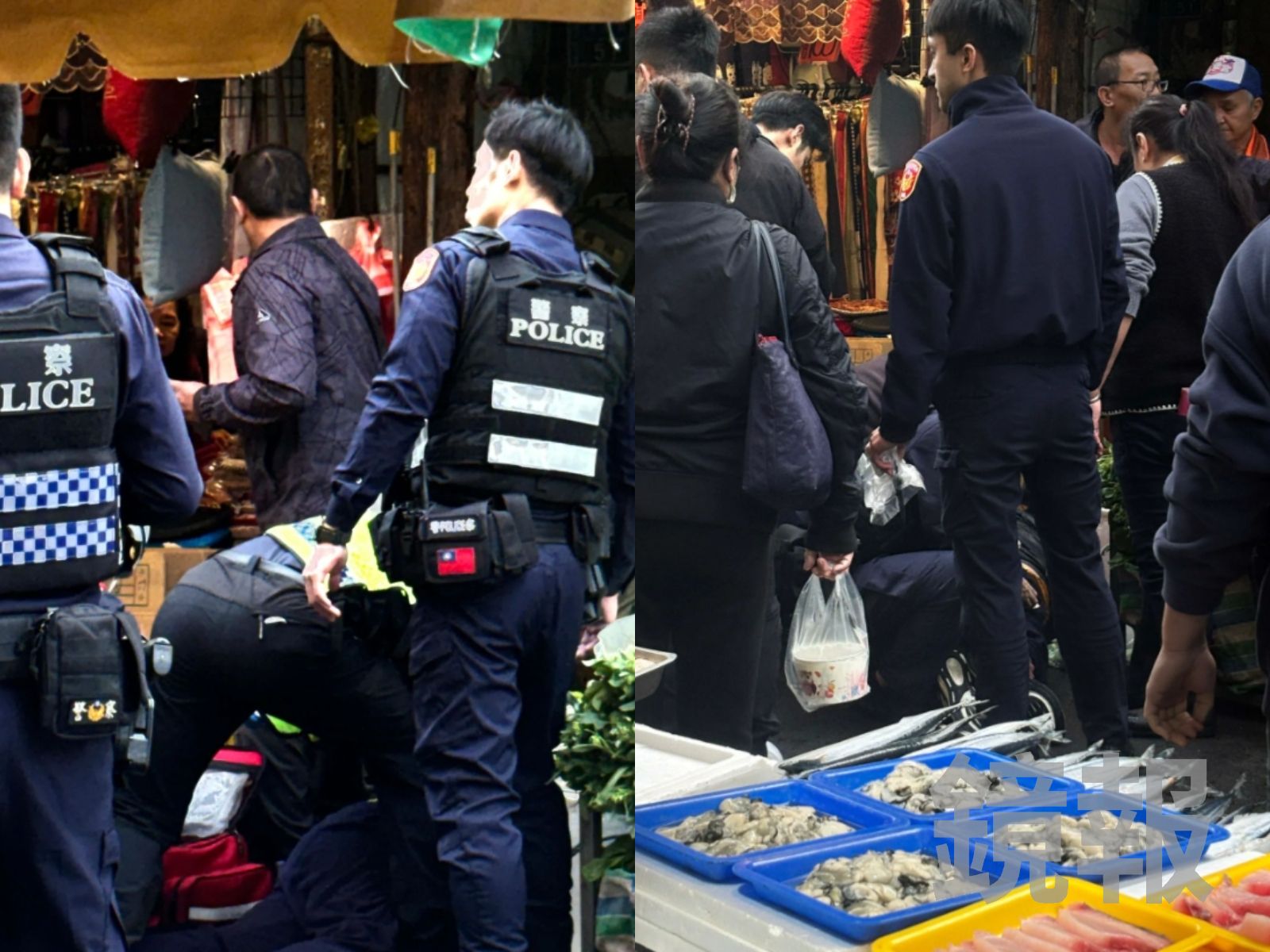 快訊／苗栗南苗市場隨機殺人！警遭砍頭部重傷、嫌犯中彈　民眾遭誤傷累計3傷送醫