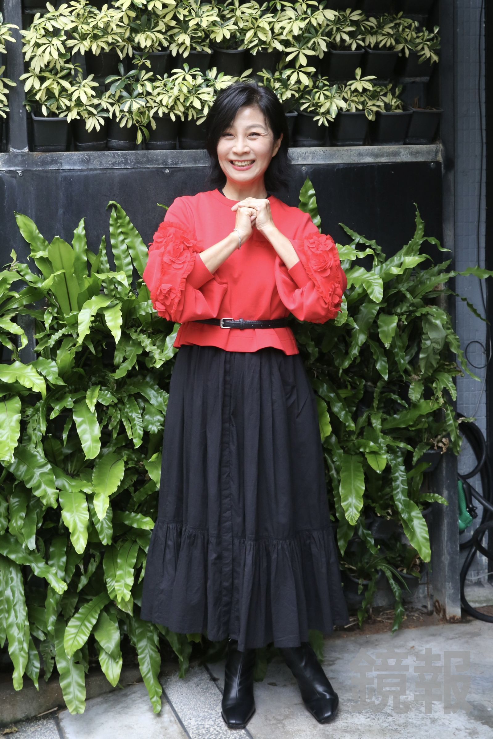 方文琳定期追蹤健康狀況。董孟航攝