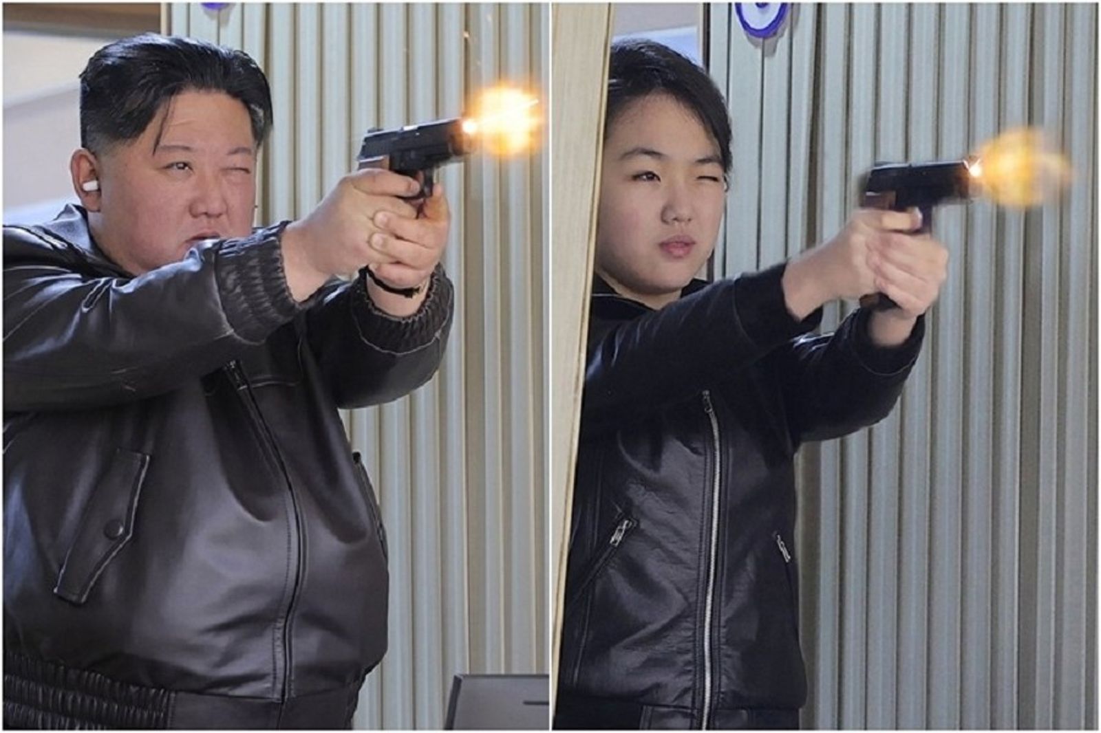 金正恩蘿莉養成計畫!帶女兒一起射 傲嬌公主拿手槍懂玩
