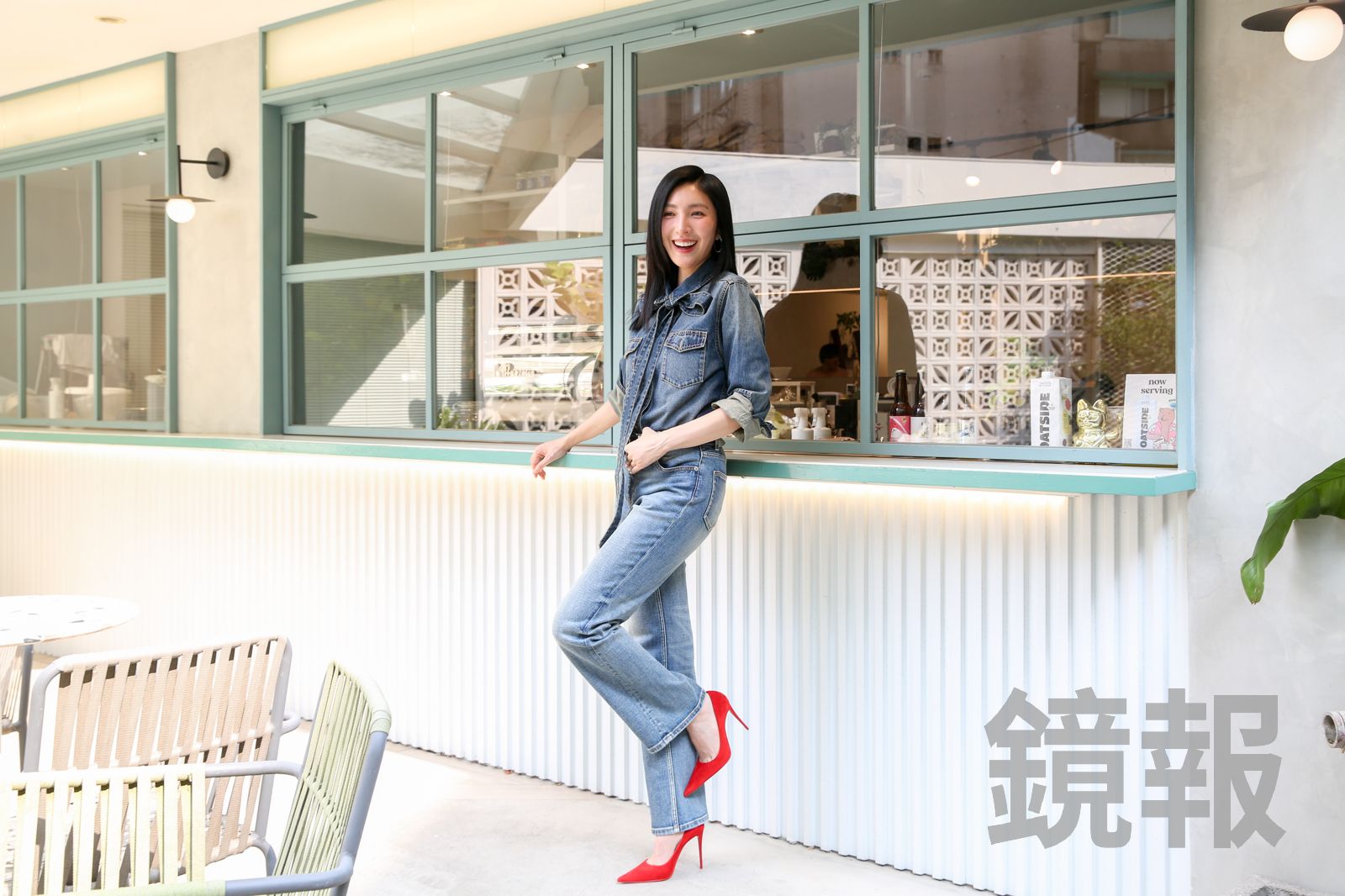 《影后》片場演員互相激勵、彼此欣賞，不想當最後一名於是拼命往更好方向努力的氛圍讓楊謹華印象深刻。董孟航攝