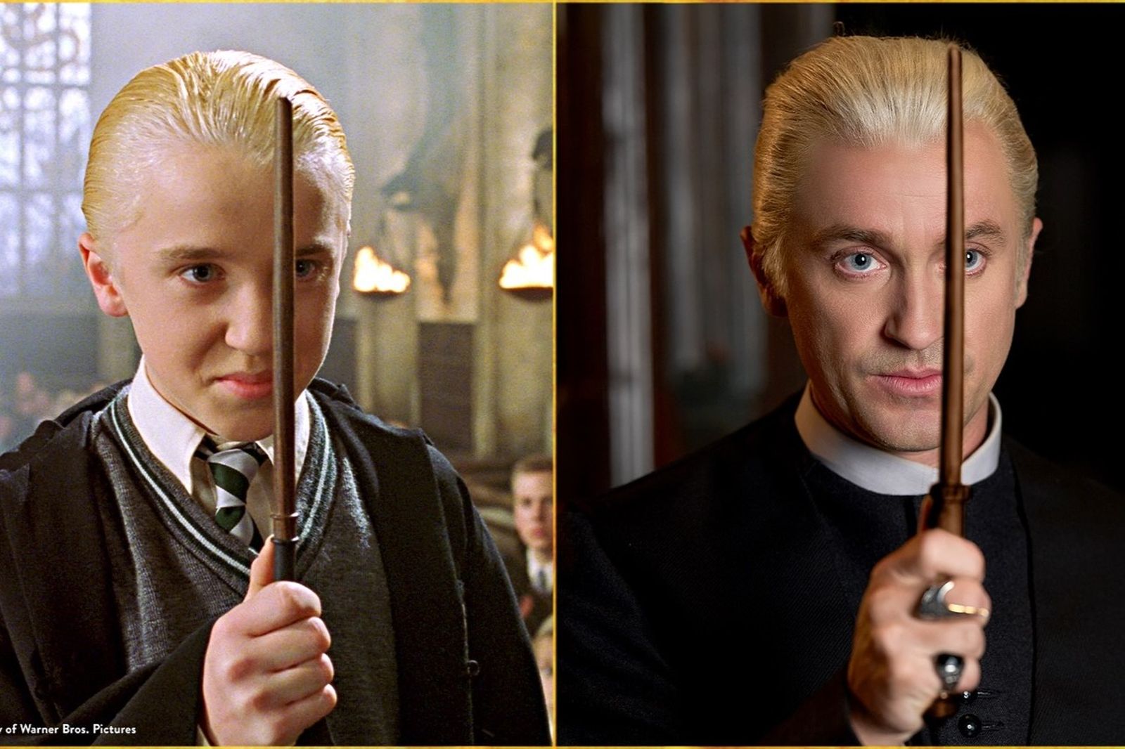 跩哥回來了！湯姆費爾頓百老匯重披斗蓬　再揮魔杖演自己19年後