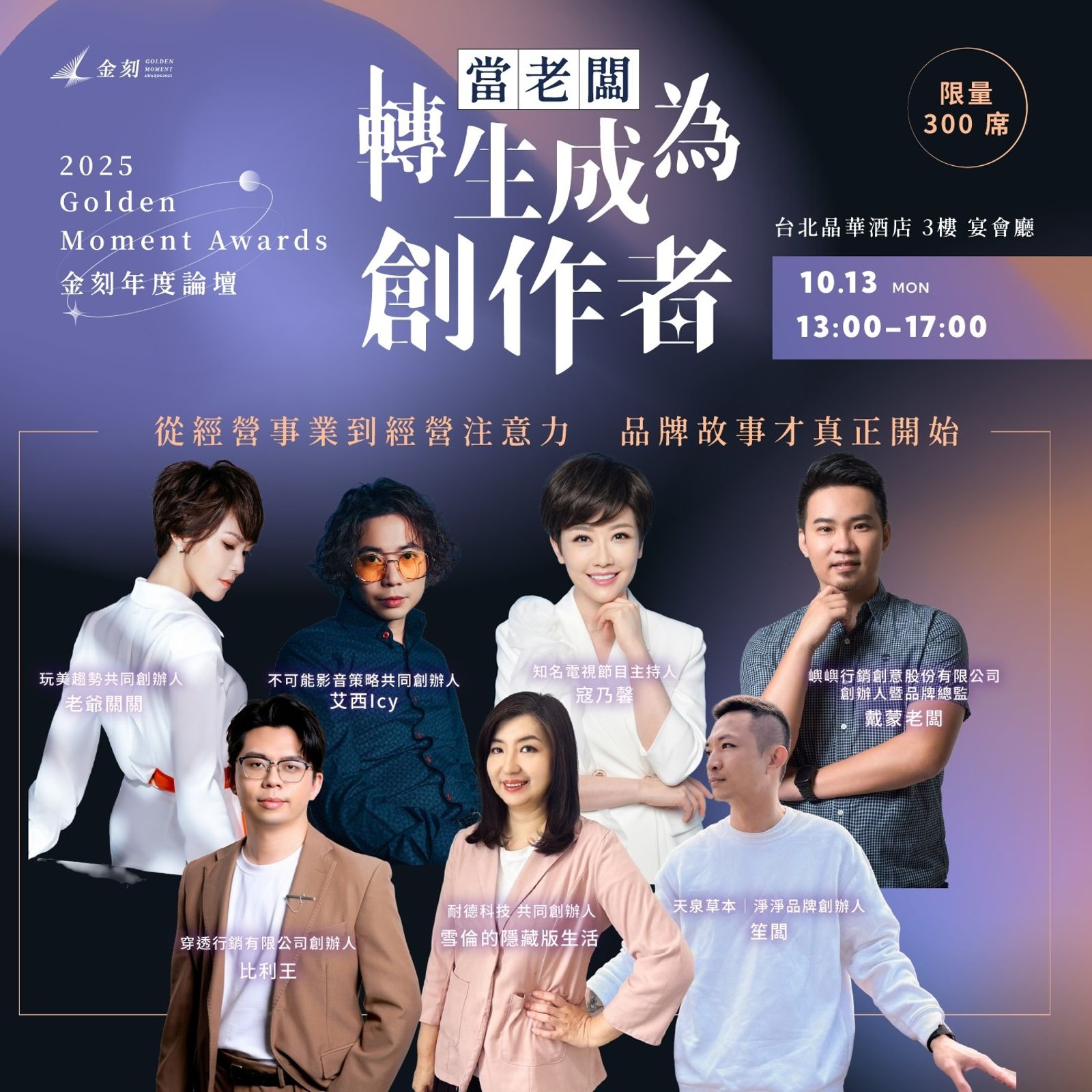 金刻獎於官方網站公佈完整得獎名單，並於 10 月 13 日舉辦「金刻論壇」與「Golden Gala 晚宴」代表著短影音正走在時代的浪潮。金刻獎提供