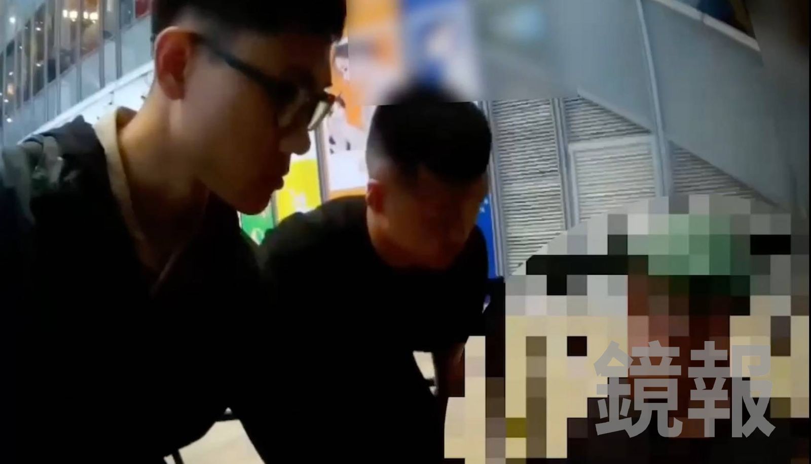 警方於台中逮捕楊男。翻攝畫面