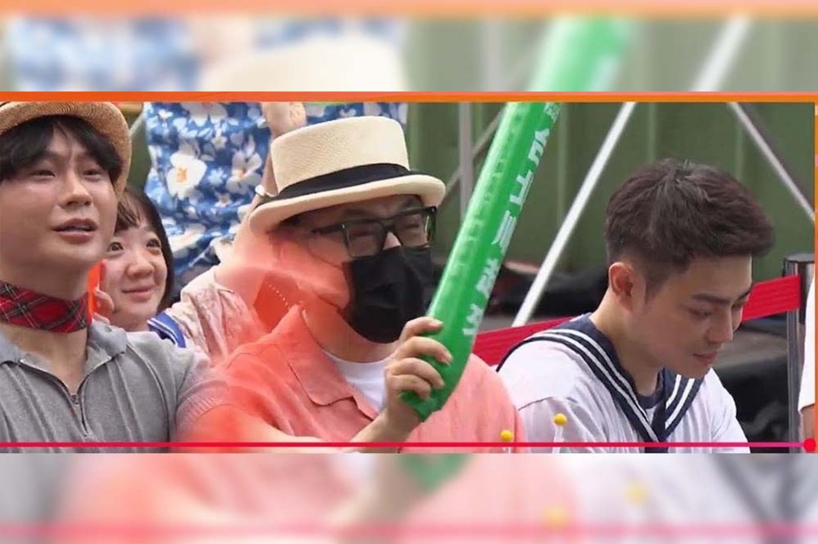 蔡康永現身沈伯洋競總成立大會。翻攝畫面