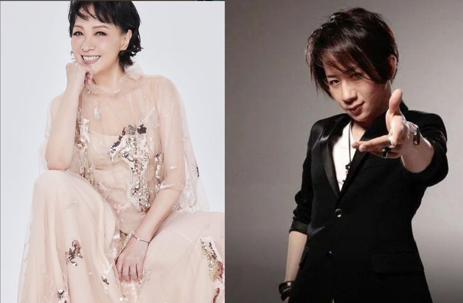 寶媽（左）、劉謙（右）都曾罹肺線癌。翻攝寶媽IG、劉謙抖音