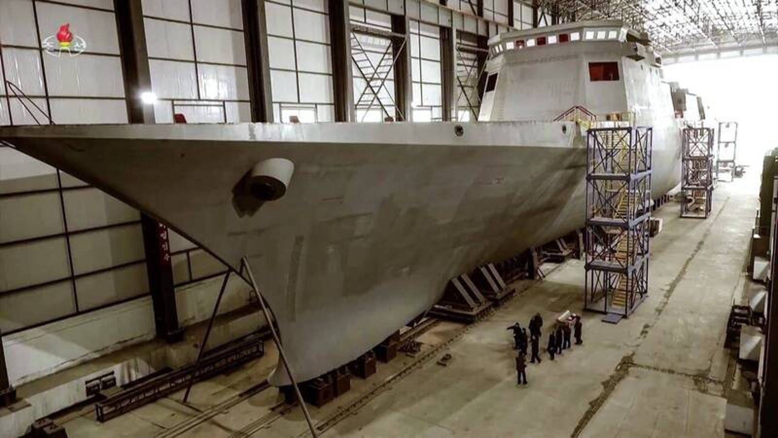 北韓軍艦下水船底破大洞　但美國海軍可笑不出來