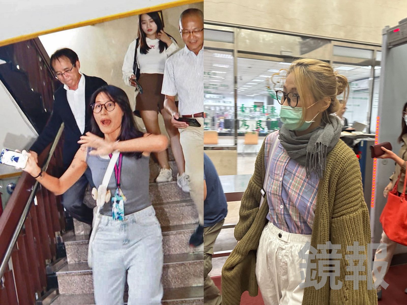 狗仔頭前記者謝幸恩遭約談低調現身北檢　昔官媒氣勢不復見