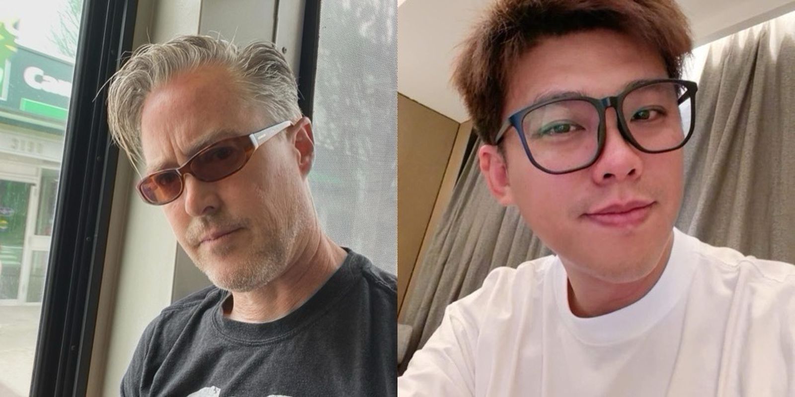 夏克立（左圖）控葛斯齊（右圖）和Serene有私情。翻攝夏克立、葛斯齊臉書