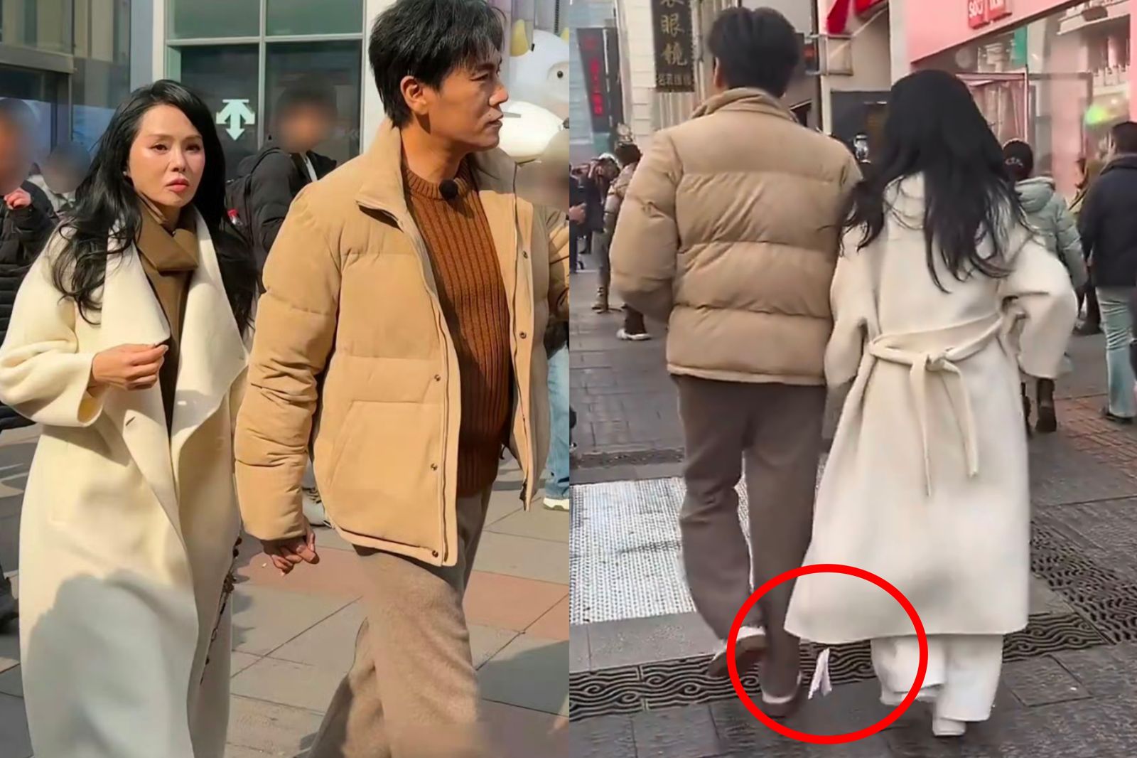 伊能靜街頭放閃「大衣吊牌沒剪」　尷尬遭虧7日退貨登熱搜