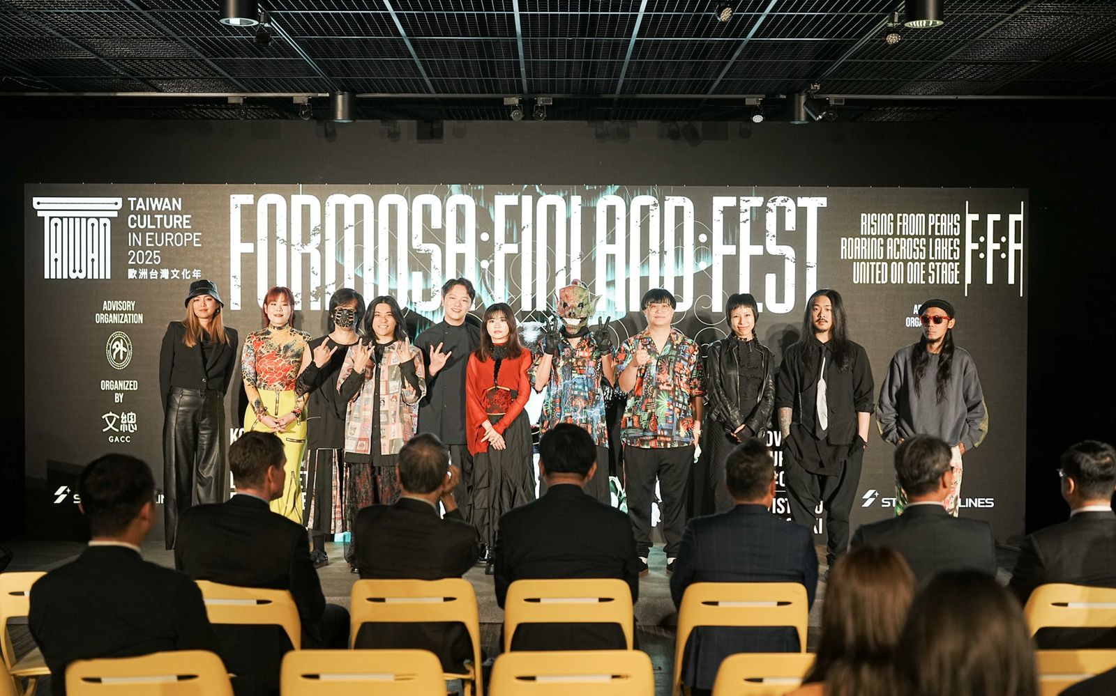 林昶佐領軍3大金屬樂團轟炸F:F:F音樂節！牛肉麵、鹹酥雞台式美食征服北歐