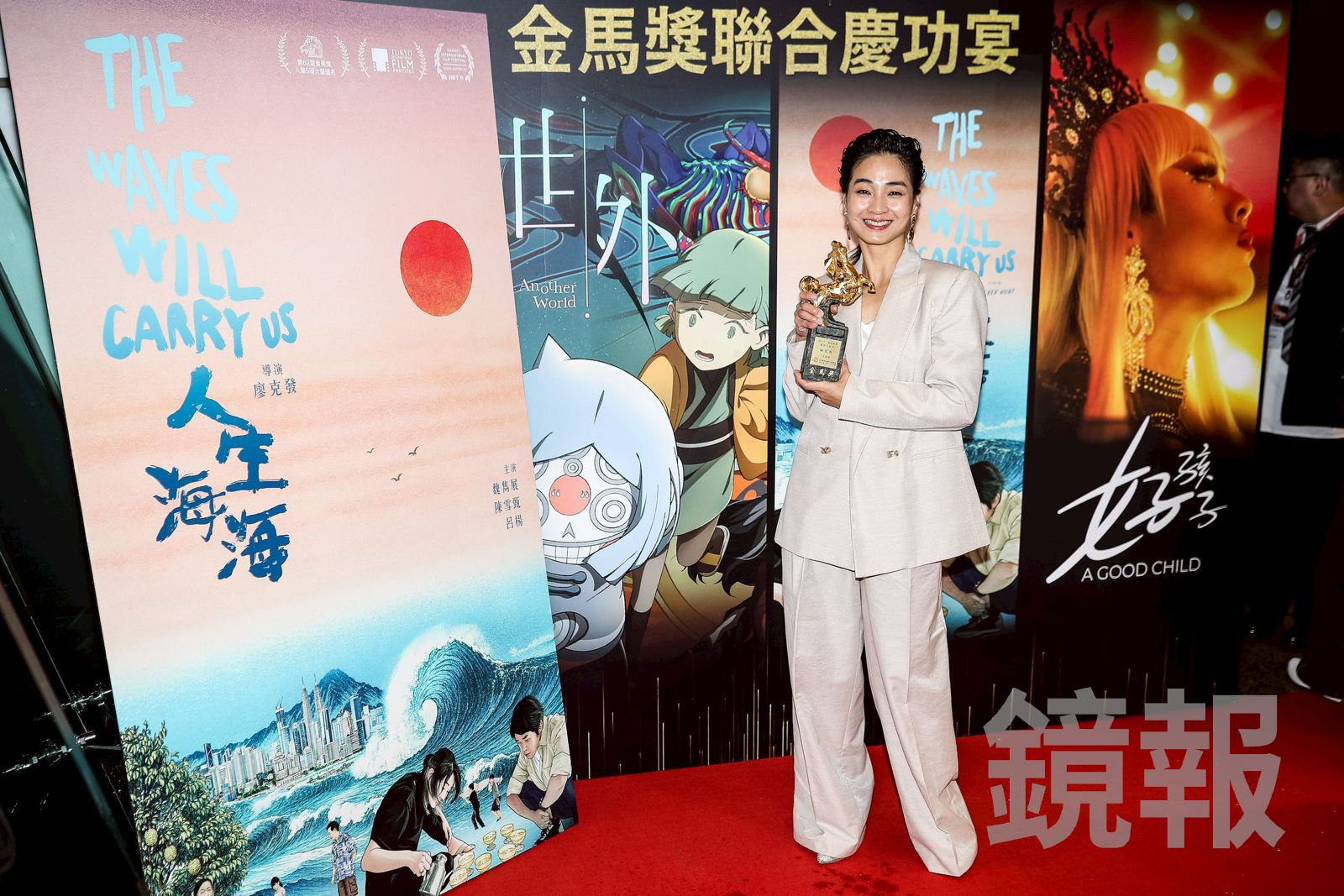 金馬62／首獲金馬獎陳雪甄「配角發光」感言惹哭網友　雙喜臨門兒子也獲金馬