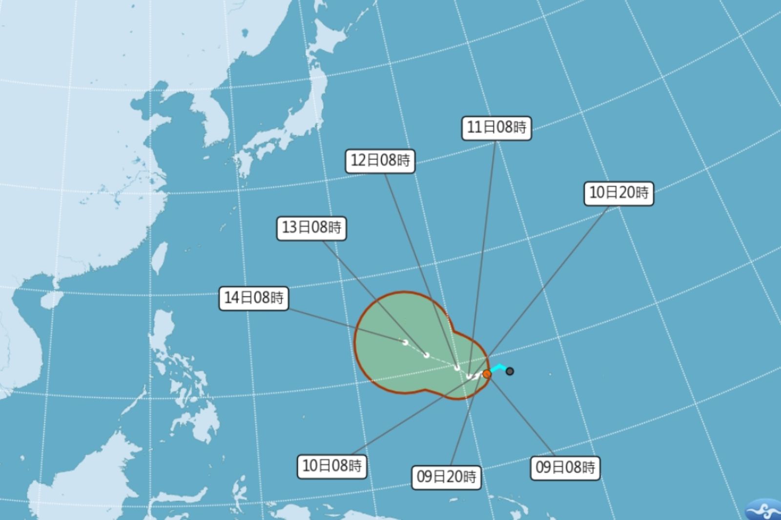 「辛樂克」恐變強颱！預測路徑曝光　下週這天起2波鋒面來襲