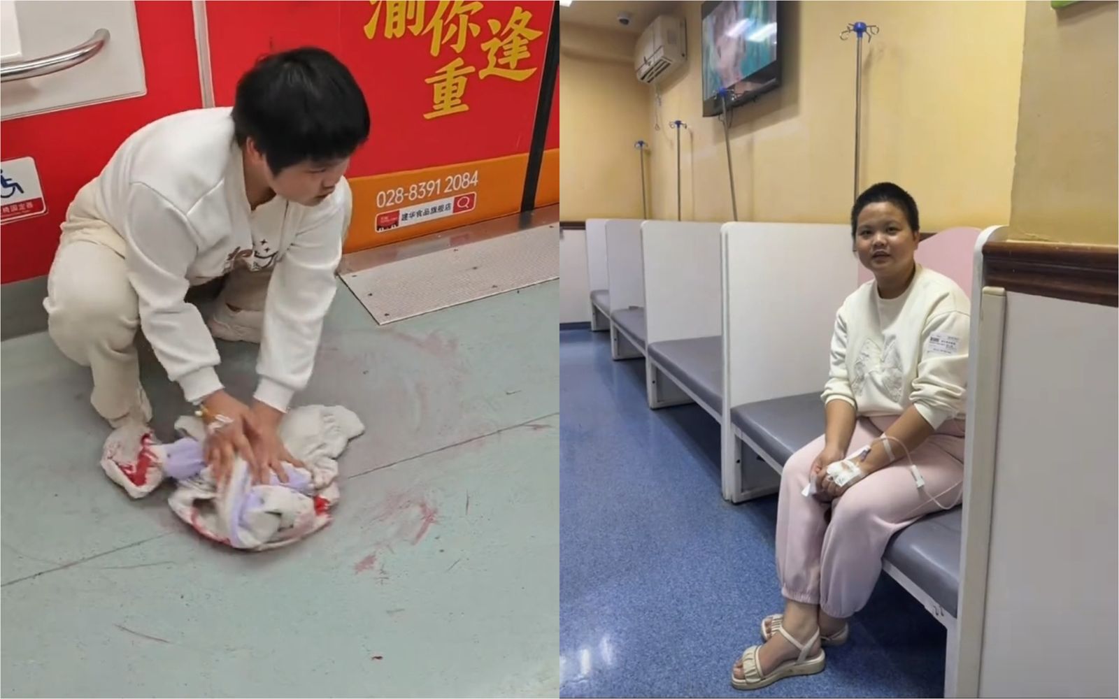 狂收病危通知！22歲罕病女「車廂吐血」急用外套擦地　背後故事引全網淚