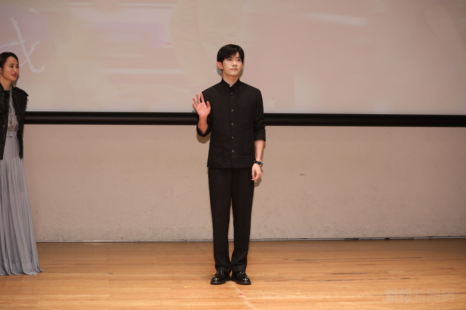 易烊千璽快閃來台參加第16屆兩岸電影展開幕典禮。鄒保祥攝