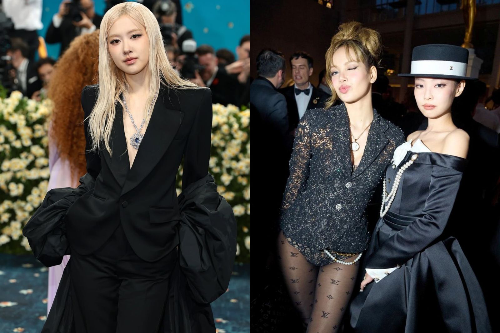 BLACKPINK三缺一登Met Gala！　「人間香奈兒」Jennie優雅踩場、Lisa秀屁股蛋爆熱議