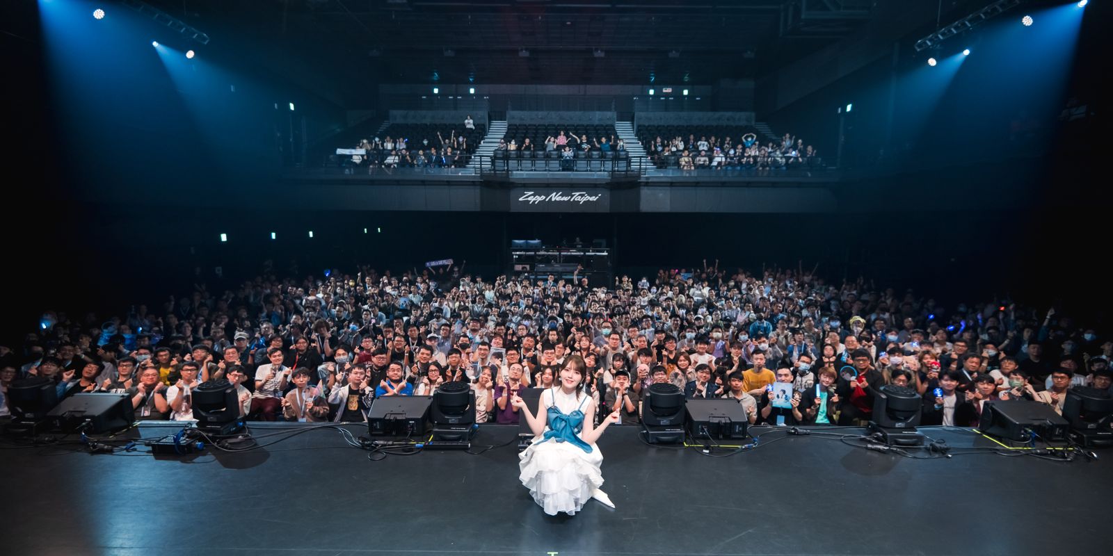 鬼頭明里今天下午、晚上各有一場演出。大鴻藝術BIG ART提供