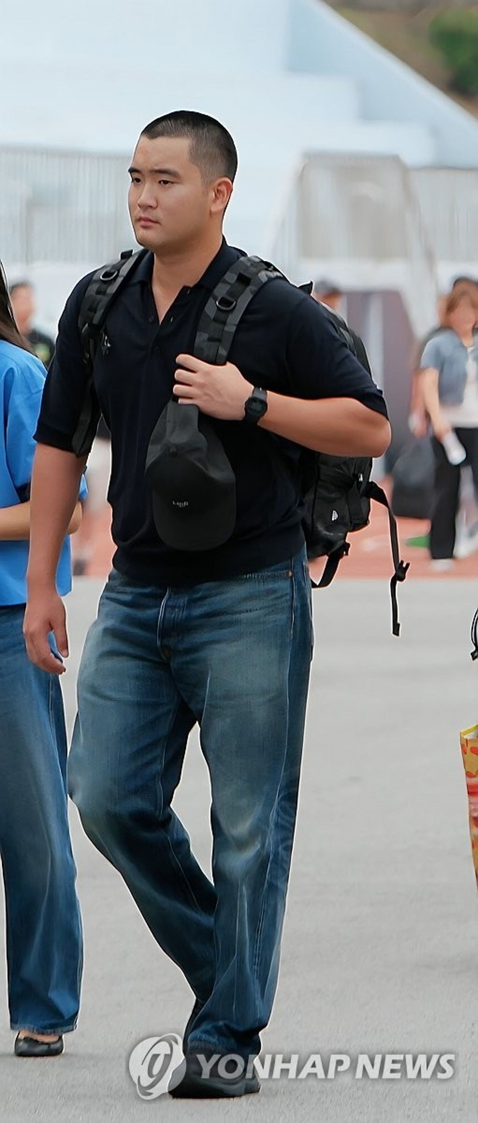 李智浩的體格不差。圖／翻自《韓聯社》