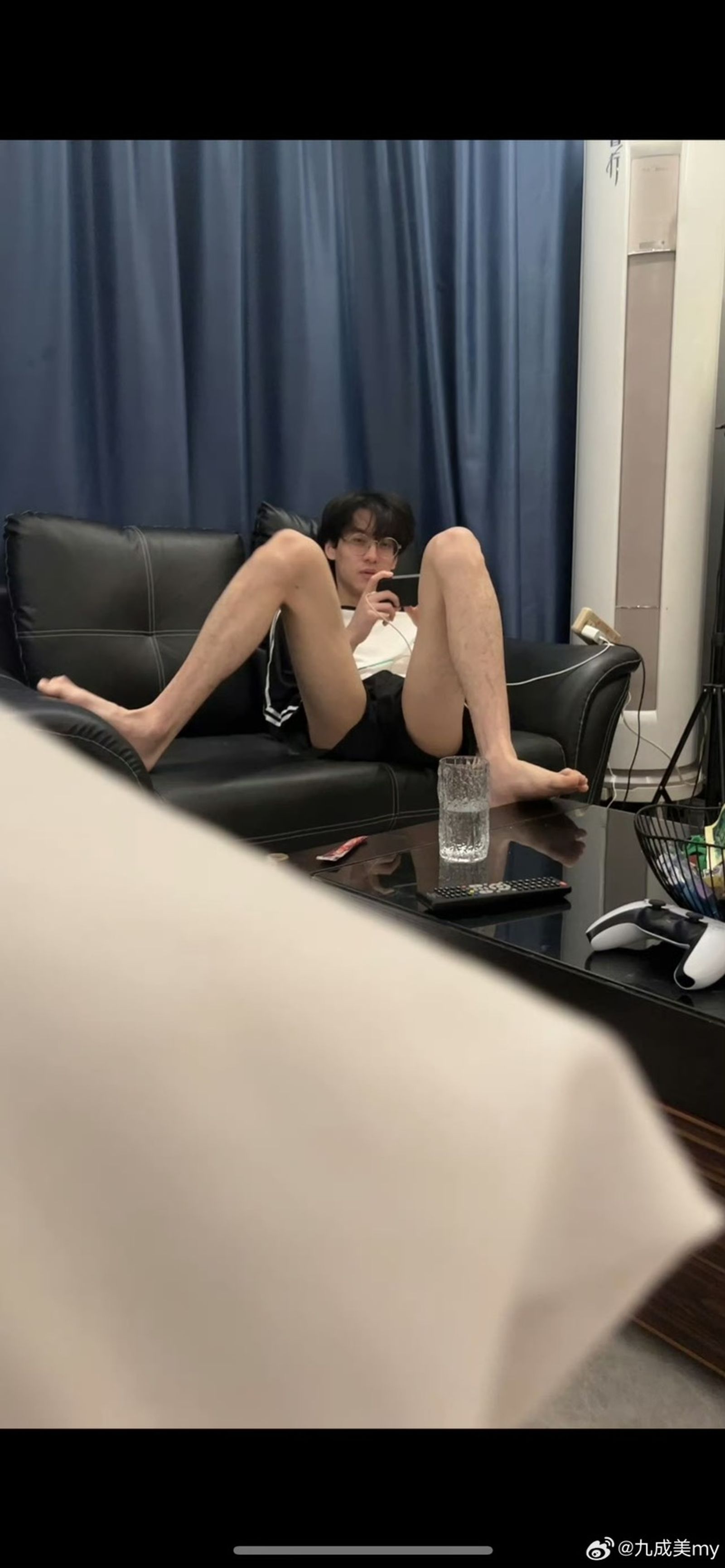 田栩寧遭前女友曝光私下生活照。翻攝微博