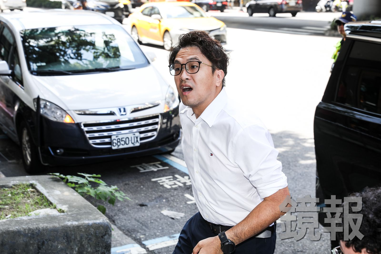 沈伯洋諷市府。資料照片