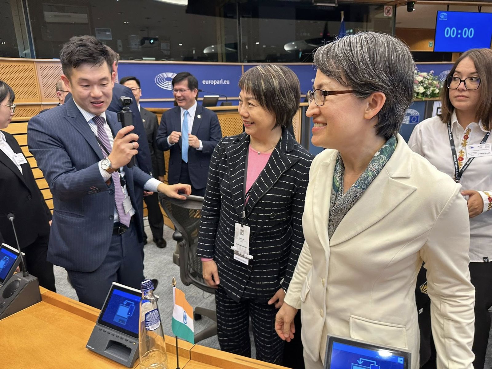 蕭美琴歐洲議會演說現場 范雲:保密背後有兩大原因