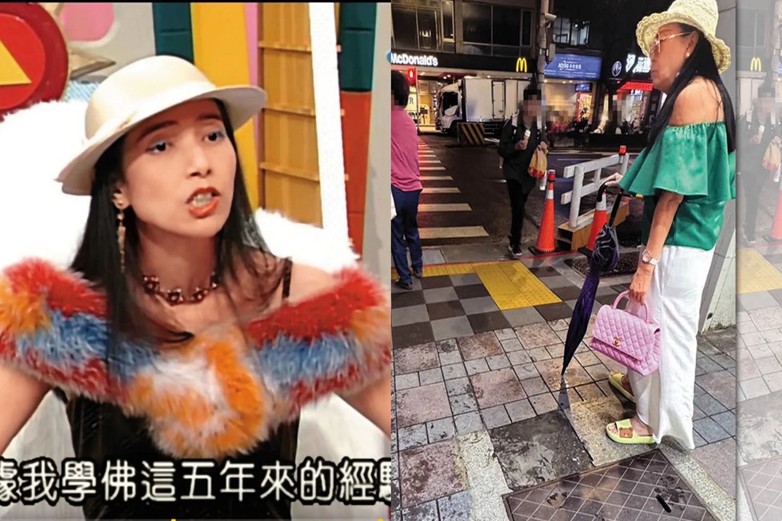 發福模樣曝光！許純美消失多年現身街頭　拎名牌包搭百元拖鞋