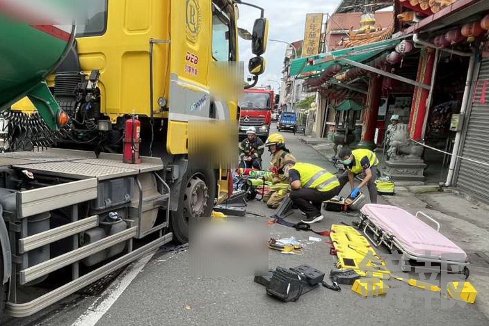 埔里死亡車禍!曳引車右轉疑「視線死角」釀憾事 74歲單車翁慘死輪下