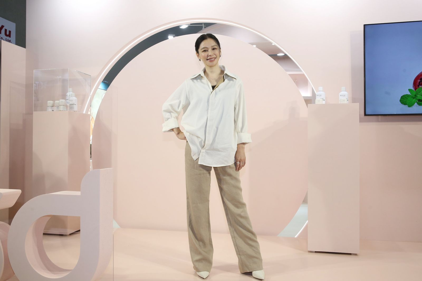 徐若瑄5日出席代記者會。董孟航攝