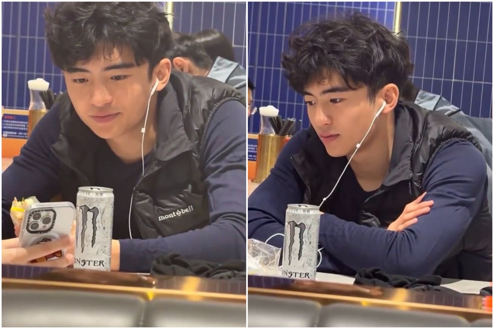 Lucas被捕捉到私下帥照。翻攝微博