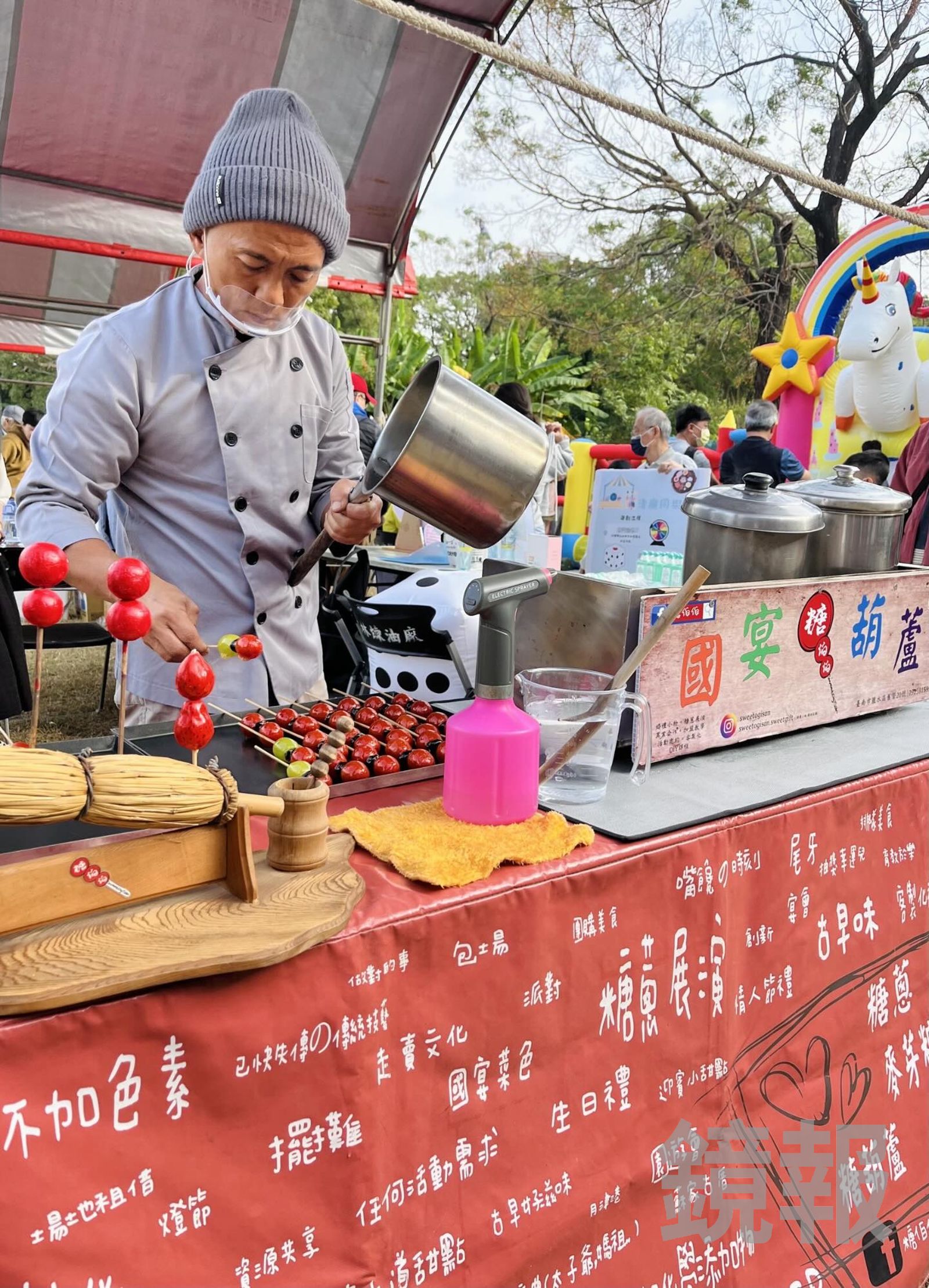 糖葫蘆吃到飽活動預計於4月4日與4月5日傍晚5時至6時30分舉辦，每場僅限12人參加。圖／取自糖伯伯Threads