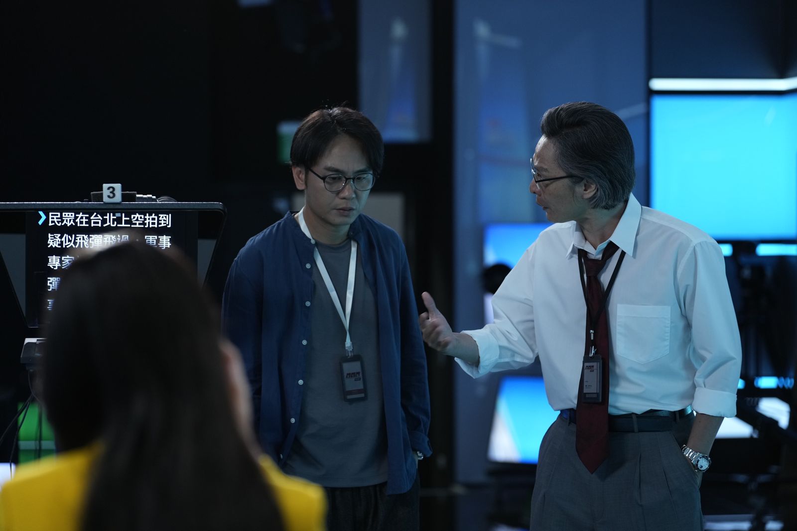 《零日攻擊》楊大正(左)飾演連俞涵的前男友。牽猴子提供