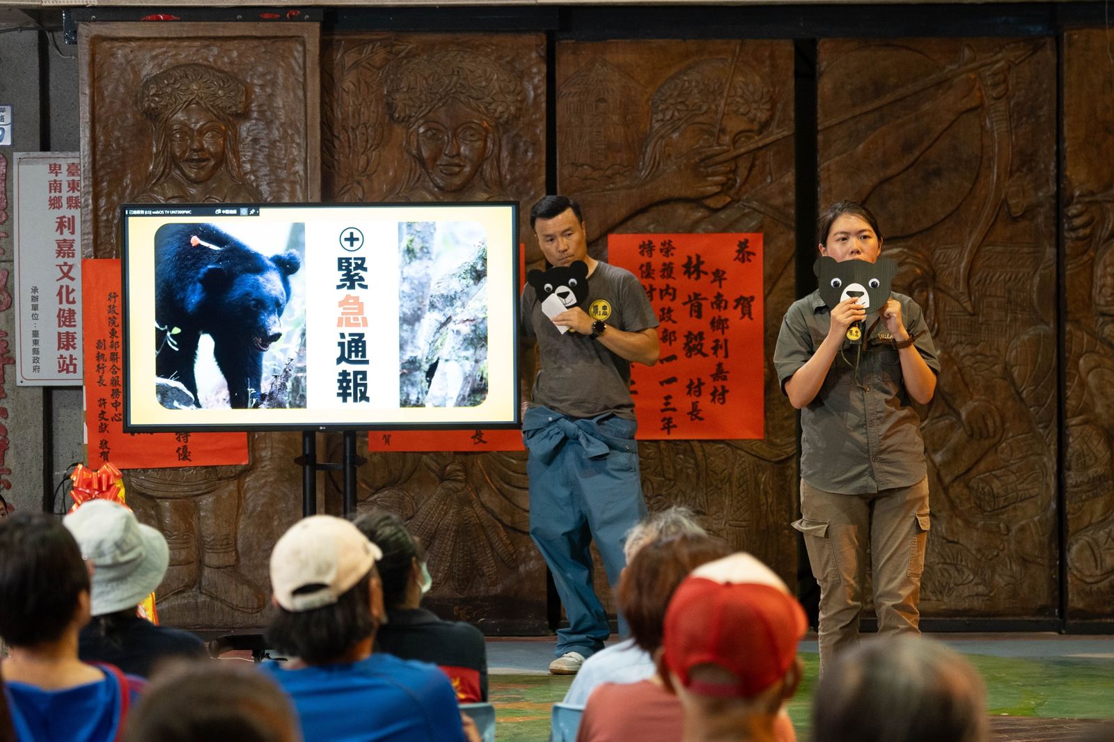 《歐吉桑騎士》前進部落宣導，李銘忠。公視提供