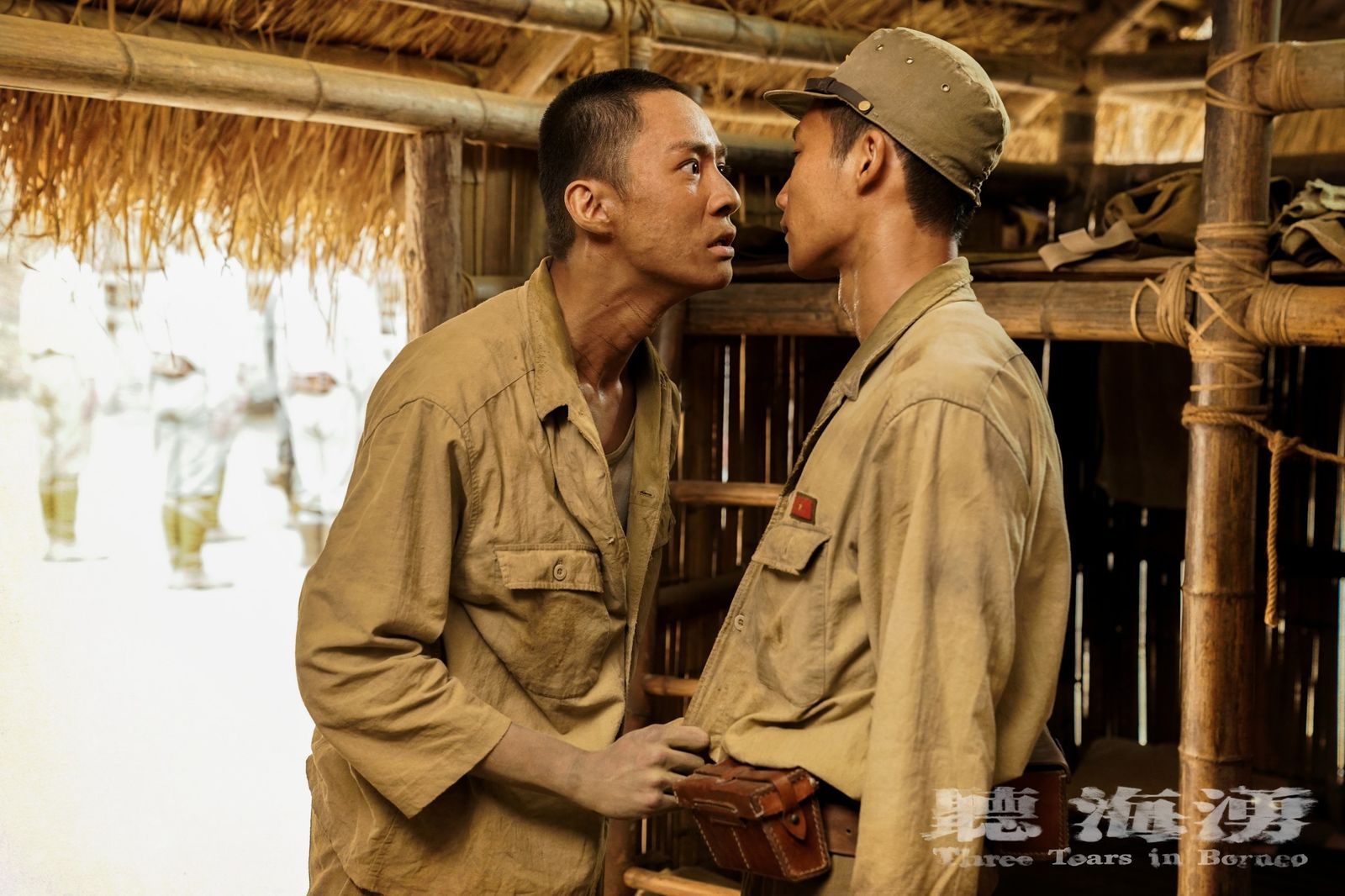 吳翰林(左)與黃冠智(右)因合作《聽海湧》培養兄弟般的情感。公視提供