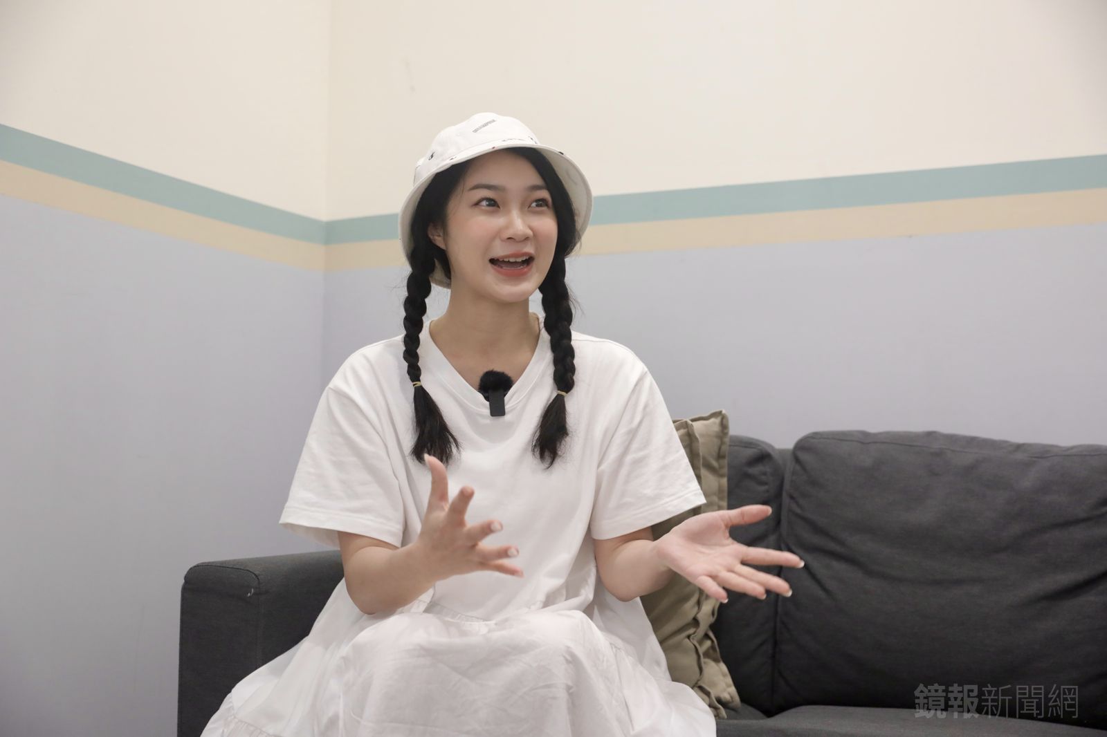 阿美透露，她生活中最快樂的事情，就是在家和3隻貓玩。（圖／林煒凱攝）