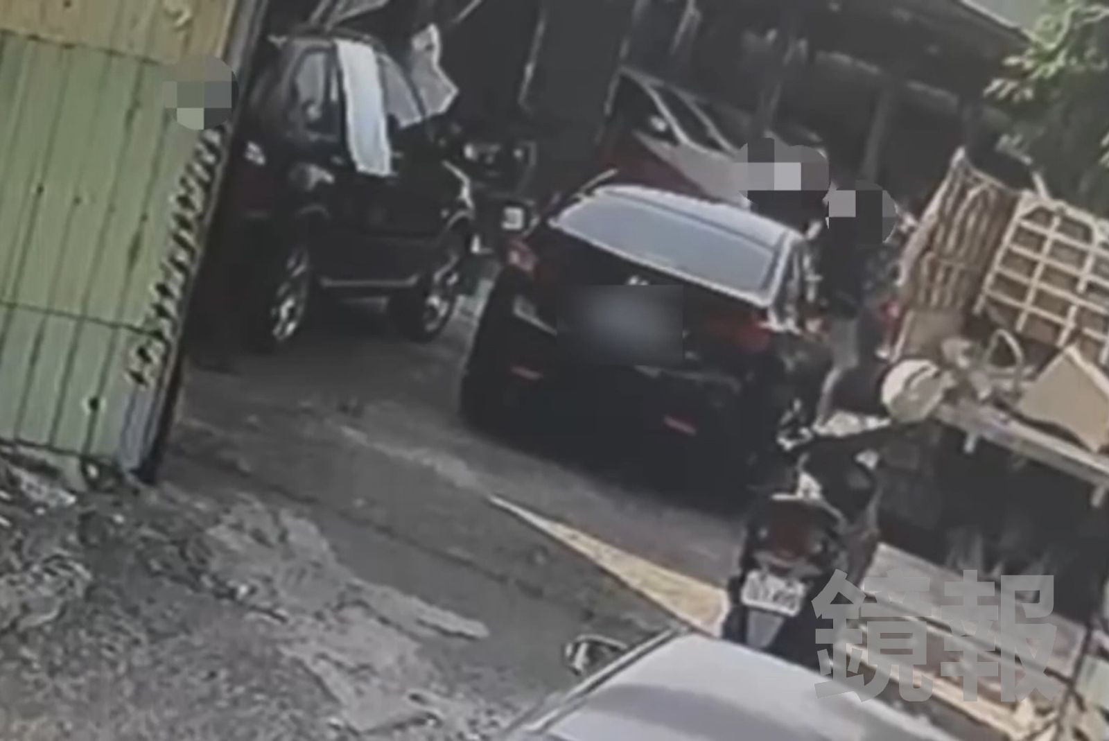 有片/蘆洲槍擊案畫面曝!槍手下車掃射9槍 駕駛猛踩油門落荒而逃