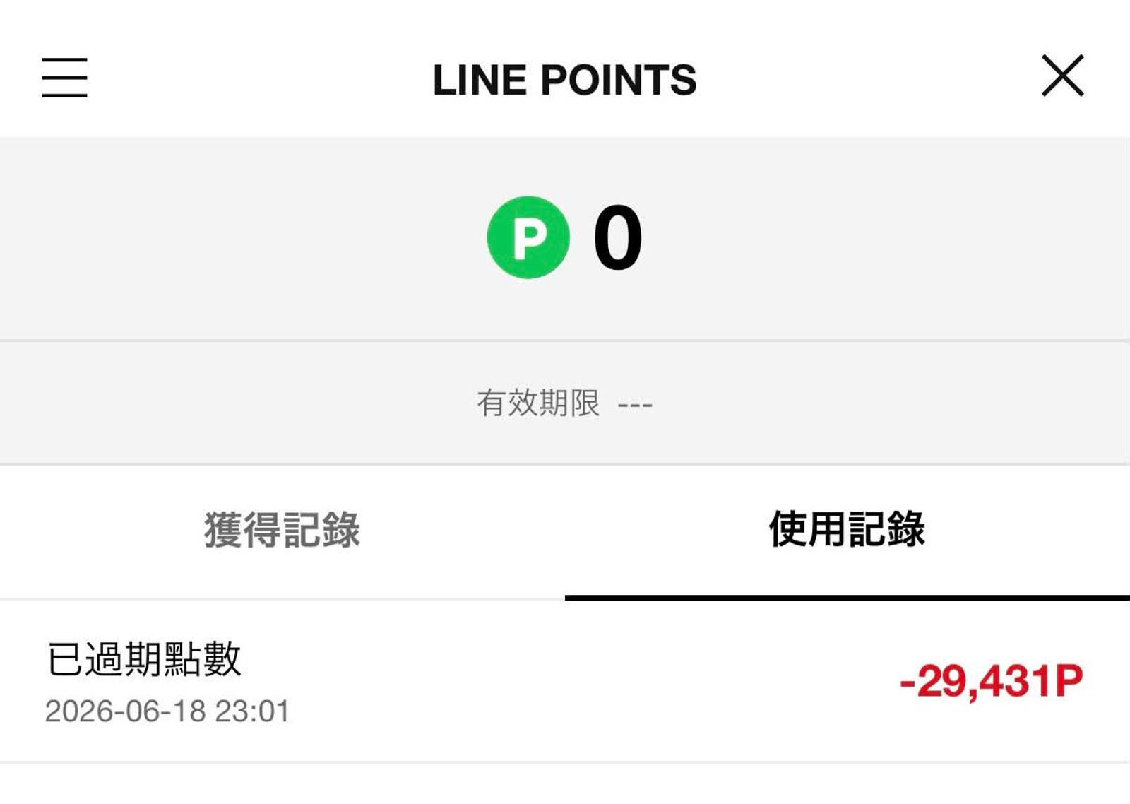 一名女網友崩潰表示,辛苦存近3萬點的LINE POINTS被歸零。圖/翻攝自Threads@cpr_roy615
