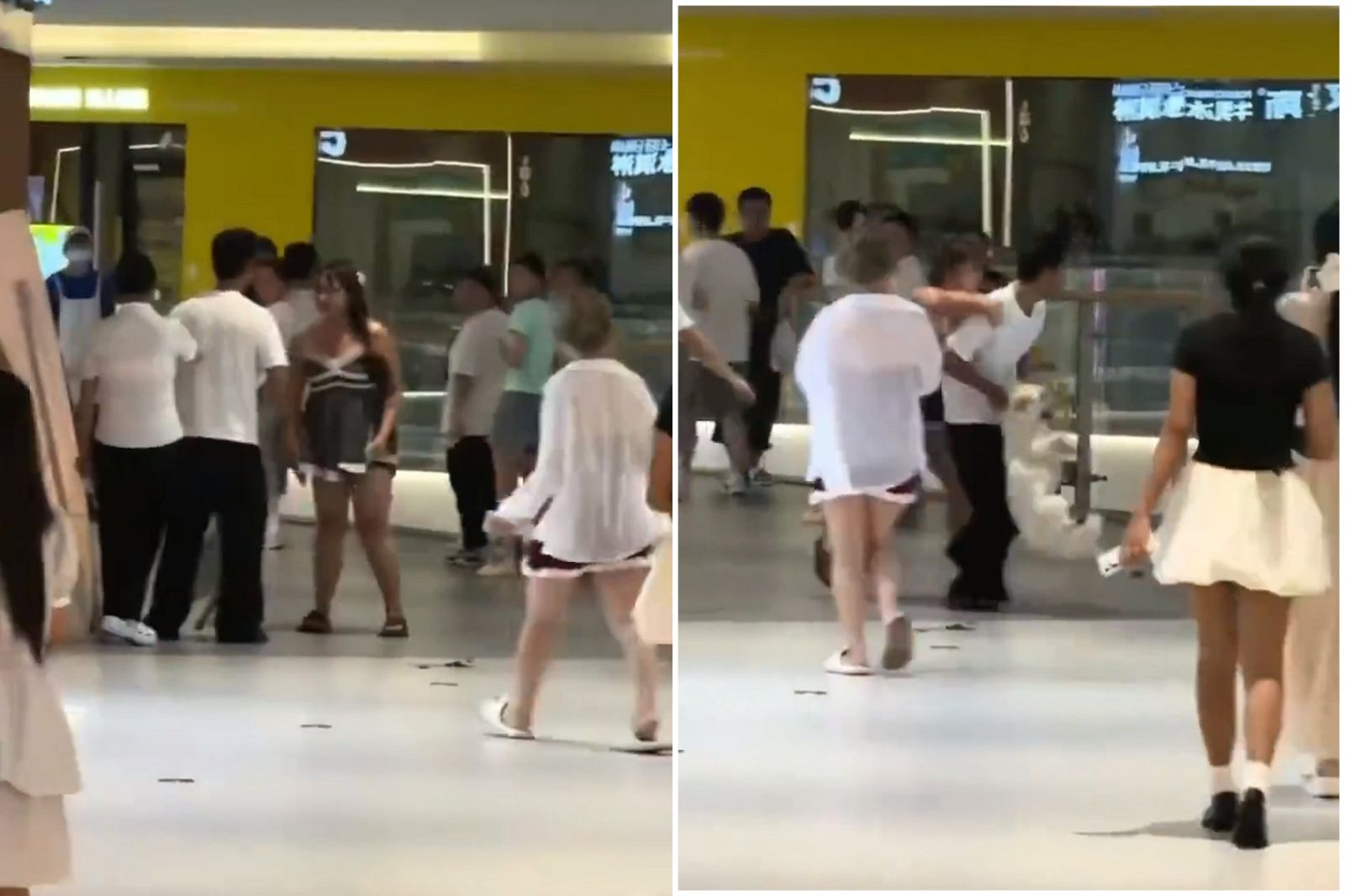 41J肉聲/中國女帶狗不牽繩爆衝突! 男被激怒重摔狗狗對她掌摑