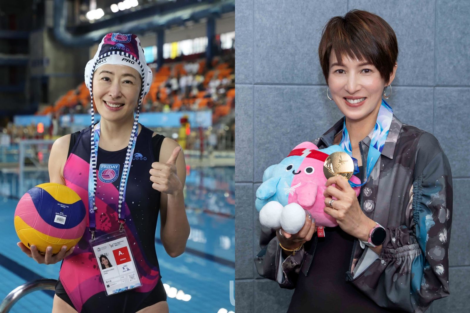 美國剛開完球就下水拚戰！賈永婕勇奪世壯運金牌　夏嘉璐盛讚