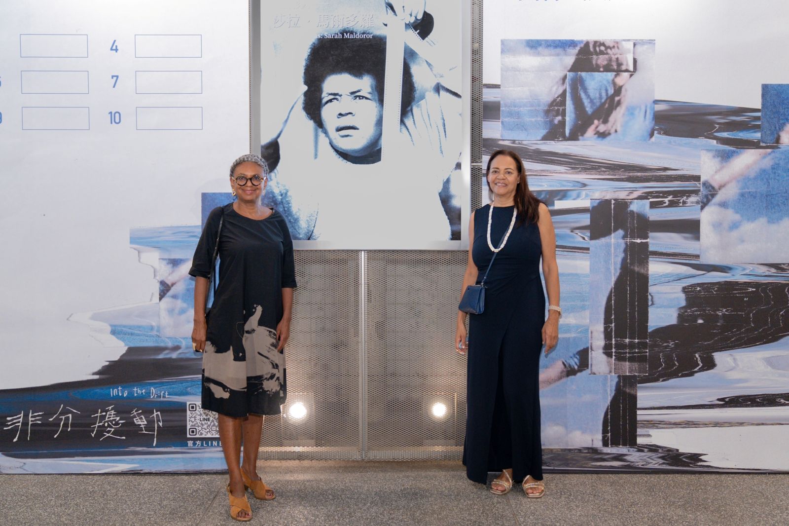2026女性影展開幕,焦點影人貴賓安努奇卡・德安德拉德 (Annouchka de Andrade)(左 )、恆達・度卡多斯 (Henda Ducados) (右)出席開幕活動。圖/台灣國際女性影展